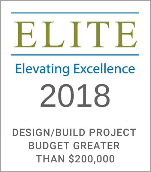 Elite Elevating Excellence 2018 Award - Design/build Project Budget Greater than $200,000