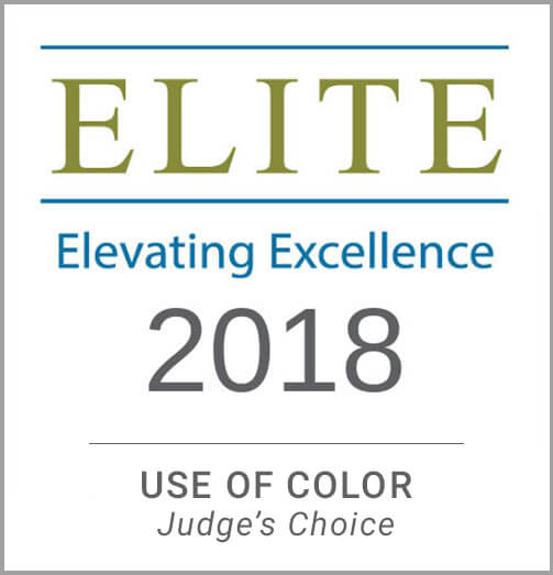 Elite Elevating Excellence 2018 Award - Use of color Judge's choice