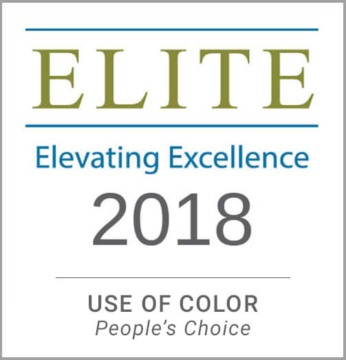 Elite Elevating Excellence 2018 Award - Use of color people's choice