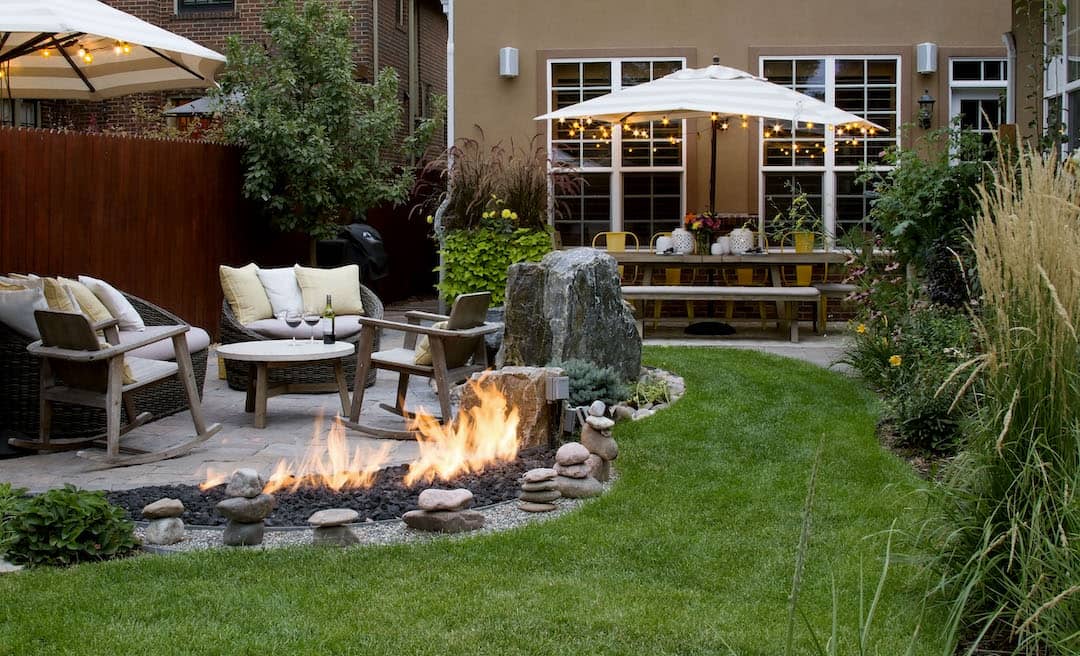 Sustainably Designed Backyard of Home