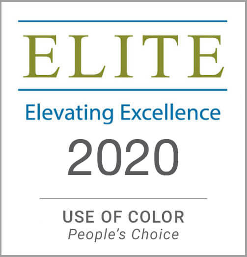 Elite Elevating Excellence 2020 Award - Use of color people's choice