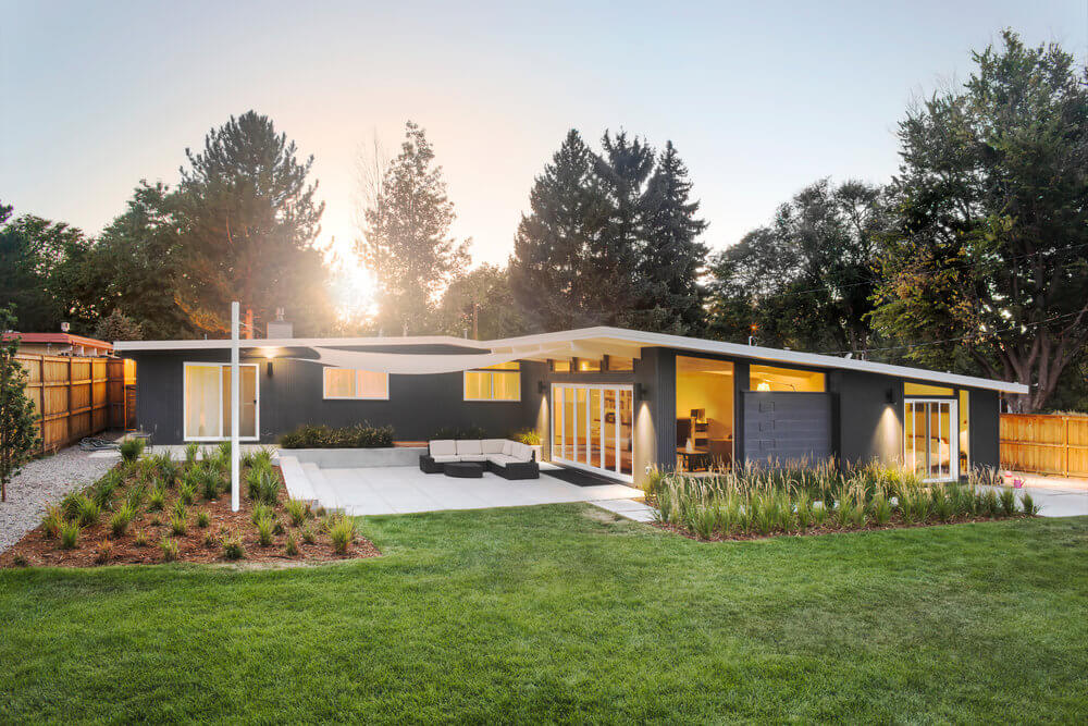 Denver mid-century modern landscapes