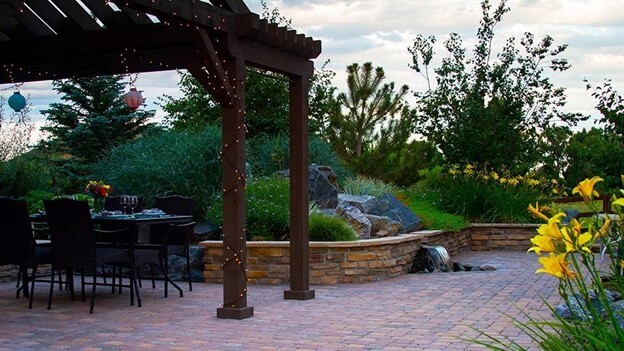 Outdoor Dining Room Mid-Century Design