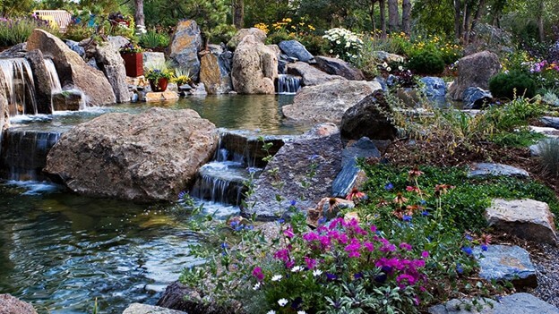 Pool Waterfall Landscape Ideas