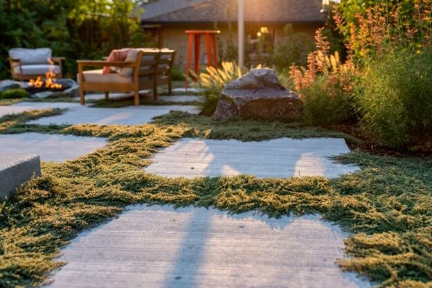 Drought-Tolerant Walkway