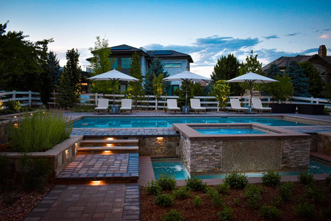 Pool Area for Outdoor Living Area