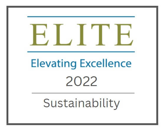 Elite Elevating Excellence 2022 Award - Sustainability